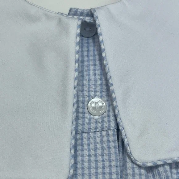 Blue Gingham Kids One Piece